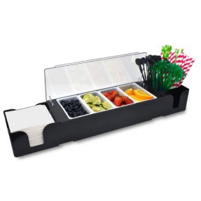 Cocktail-annostelija Bar Caddy -muovilla