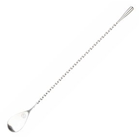 Baarilusikka 30 cm ruostumatonta terästä