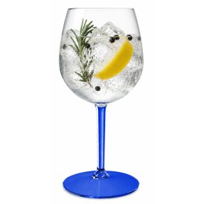 Gin & Tonic muovi lasi sininen varsi/jalka 58 cl - Tritan