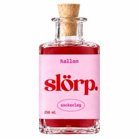 Slörp Sokerisiirappi Vadelma 25 cl