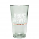 Bronx Brewing company olutlasi beer glass