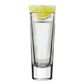 Tequila shooter haulilasi napsauttaa lasia