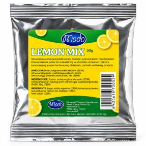Modo Lemon Mix 50 g – Raikas sitruunasekoitus juomiin ja leivontaan jne.