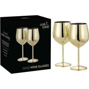 Kultalasi viinilasi - Cocktaillasi kultaa 50 cl 2 kpl pakkaus
