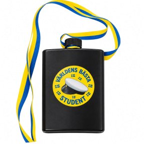 Muovinen taskumatti valmistujaisiin 22 cl