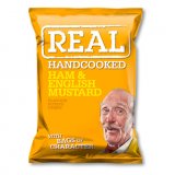 Real Chips - kinkku ja englantilainen sinappi 35 grammaa