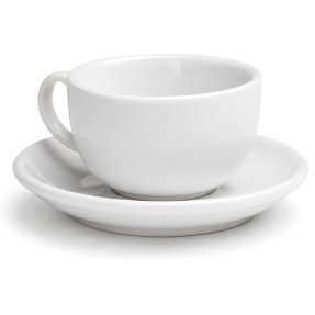 Retro Espresso kuppi lautasella 2 kpl