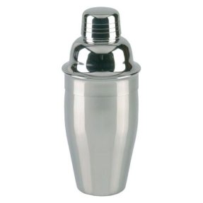 Kolmiosainen cocktail shaker yksinoikeudellinen