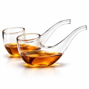 Vinology Pipe Sippers, puinen jalusta