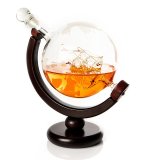 Viskikannu Globe 85 cl 2 lasia ja 8 viskikiveä