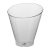 Finger food goblet plastic 70 ml 6 cm glass clear 25-pack