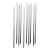 Pillit metalli 6 x 21,5 cm 10 kpl