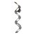 wine rack in aluminum for 6 bottles