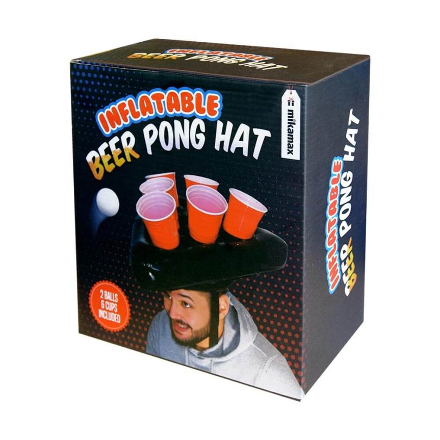 Ilmatäytteinen Beerpong-hattu