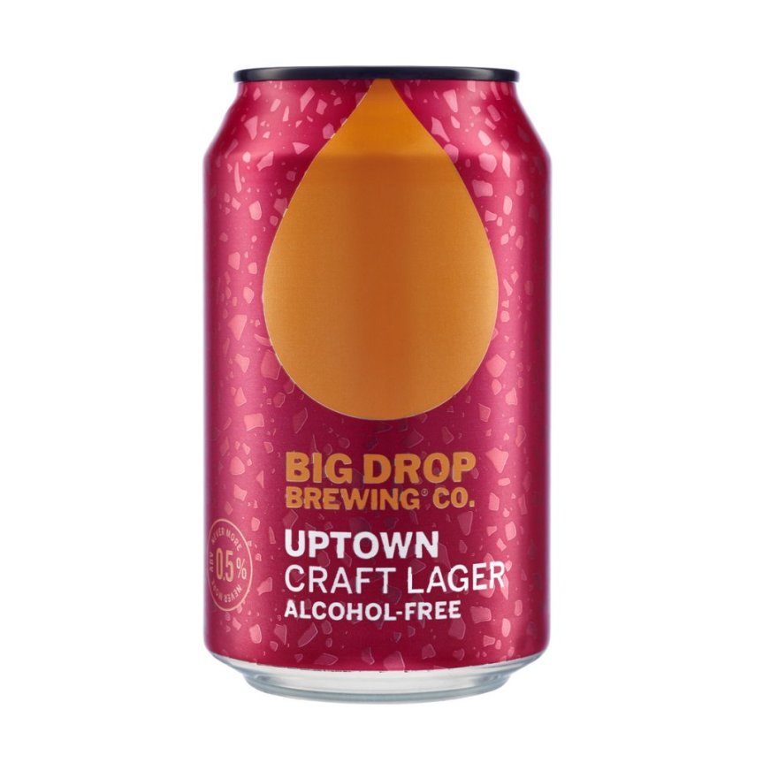 Big Drop alkoholiton Uptown Craft Lager 33 cl