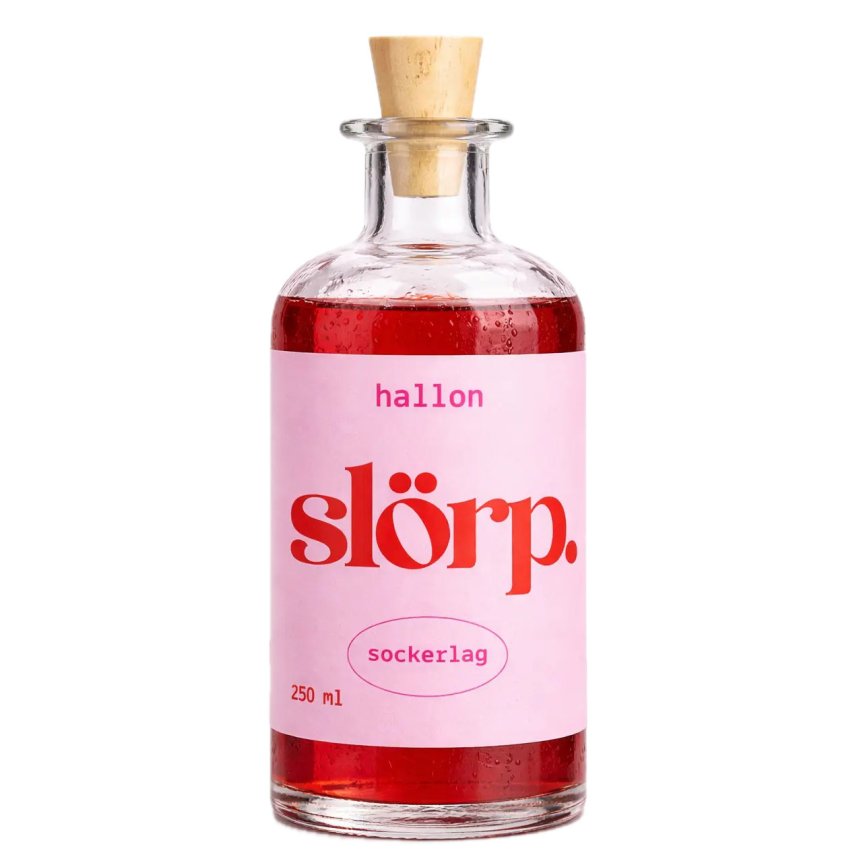 Slörp Sokerisiirappi Vadelma 25 cl