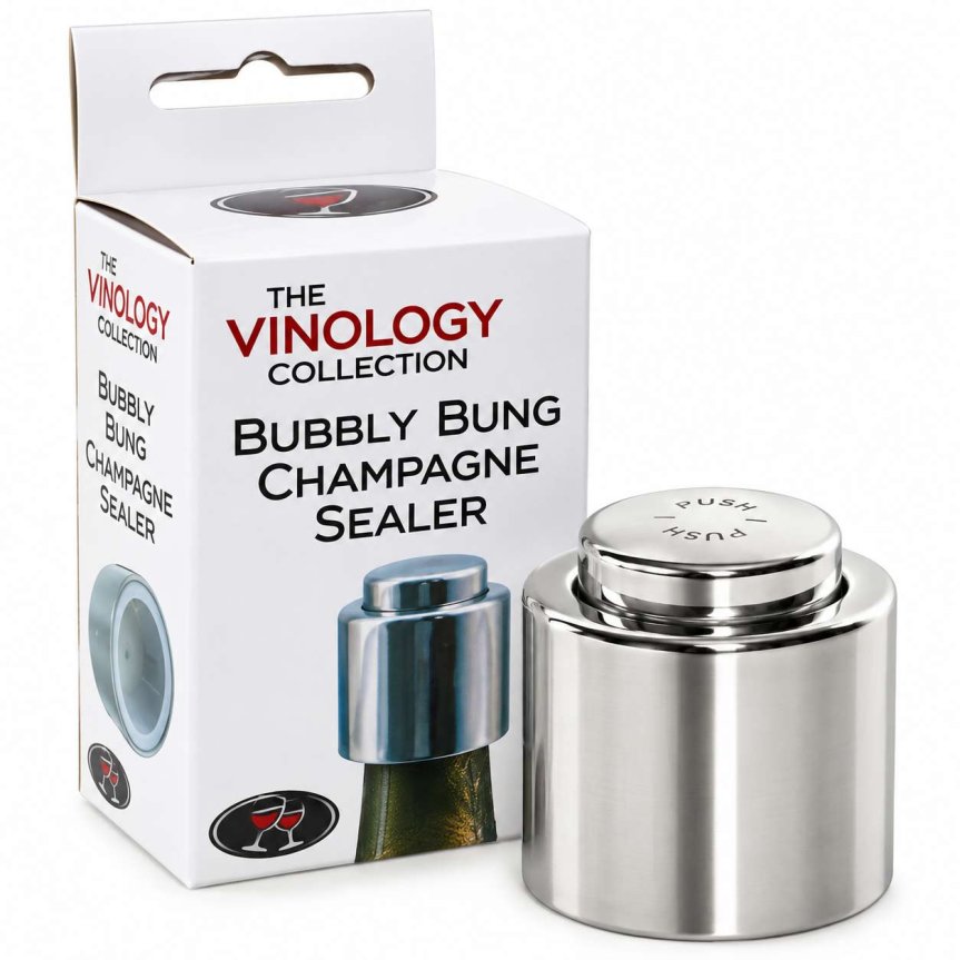 Zoomaa kuva kohteesta Vinology Bubbly Bung Samppanjakorkki