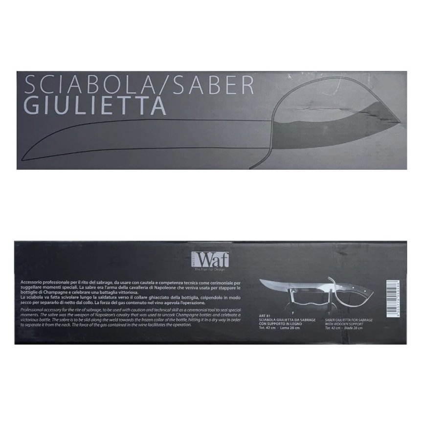 Guilietta Sabre sapeli samppanjaa varten