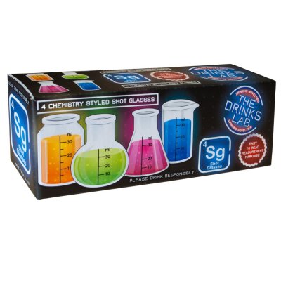 Mixology Chemical Shotglas 4 pack