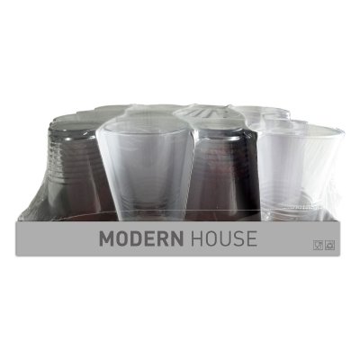 Modern House Rille drinking glasses 28 cl 12 pcs