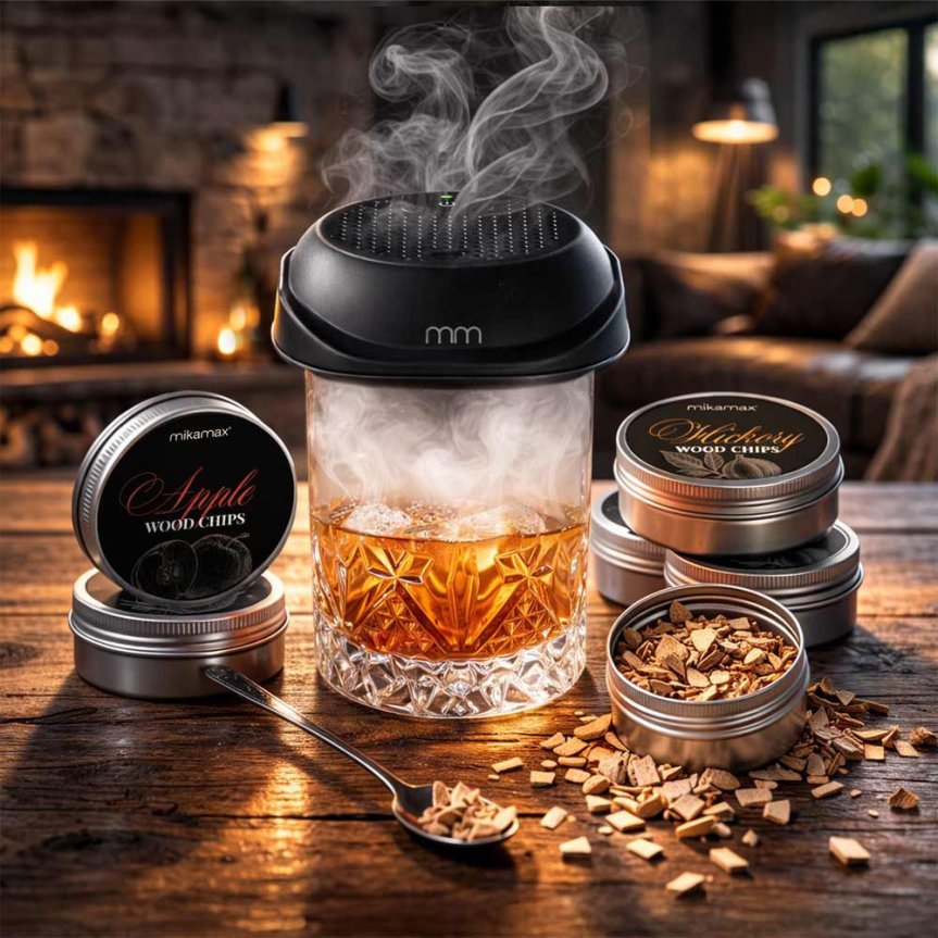 Sähköinen cocktail-savustin – ladattava