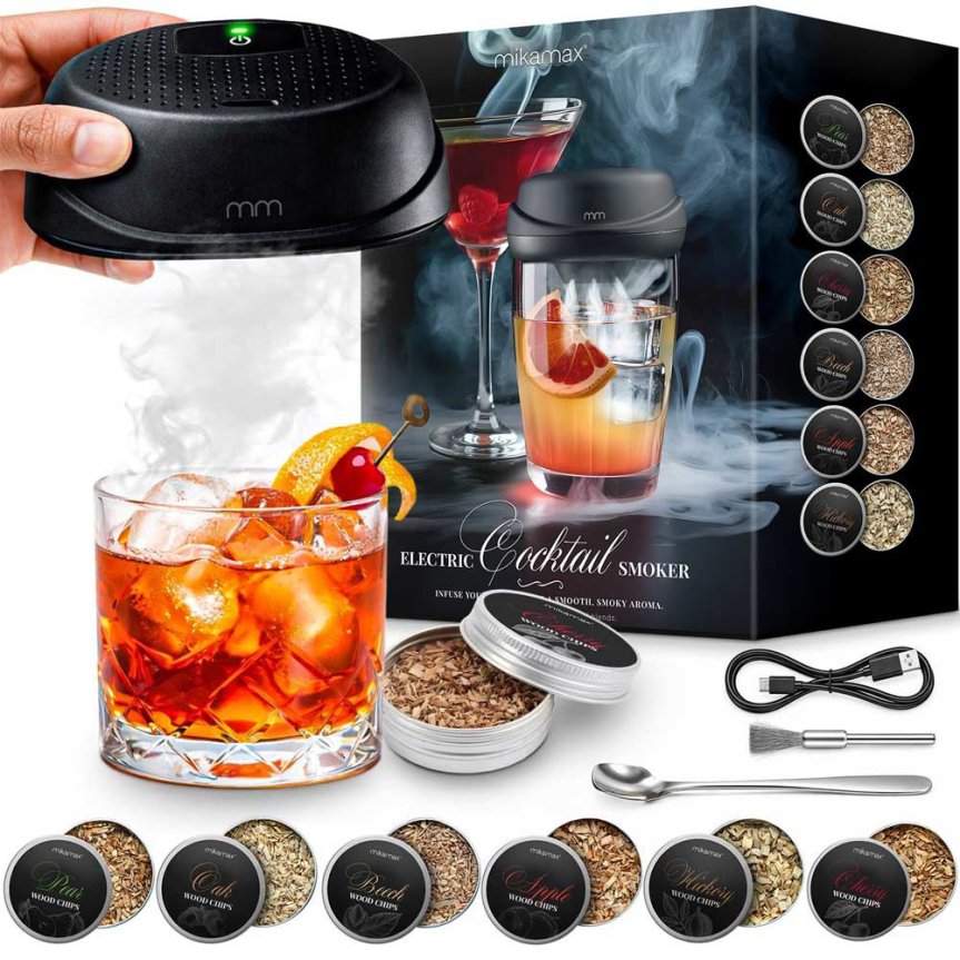 Sähköinen cocktail-savustin – ladattava