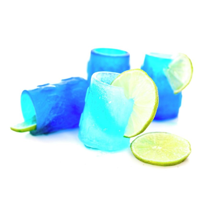 Funny jääkuution muotoinen haulilasi musta