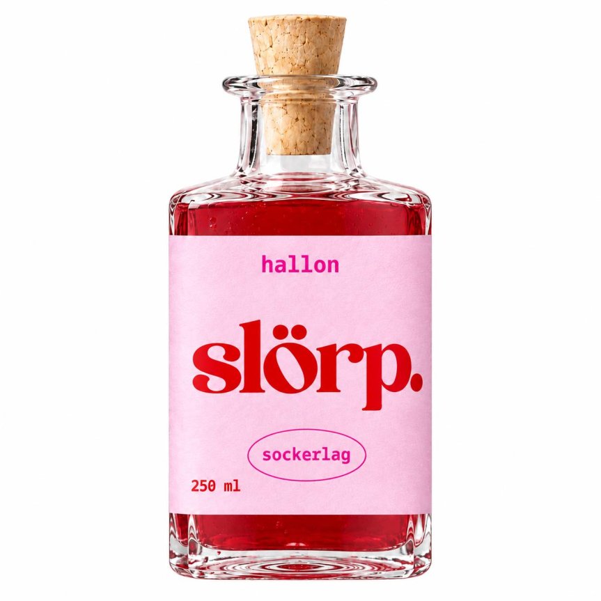 Zoomaa kuva kohteesta Slörp Sokerisiirappi Vadelma 25 cl