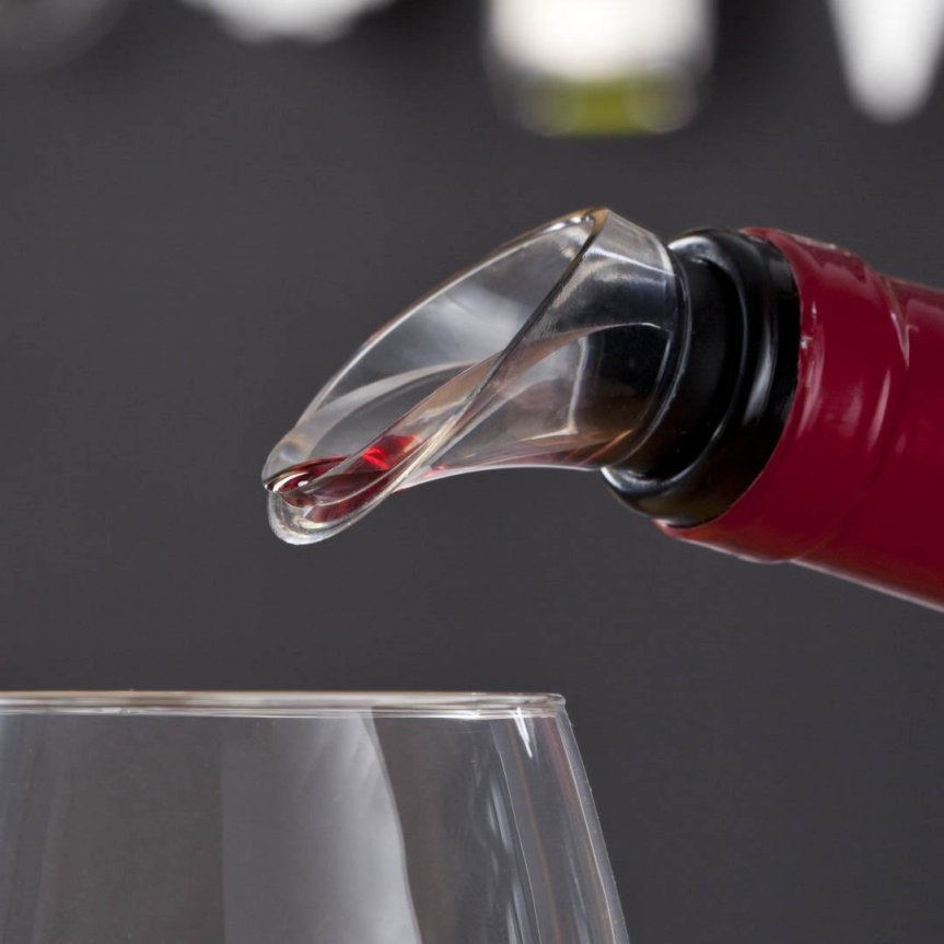 Zoomaa kuva kohteesta Wine Server -viinikaadin musta 2 kpl
