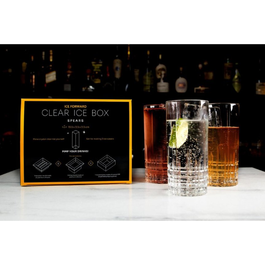 Ice Forward jäämuoto kirkkaat jäätikkut 3 kpl