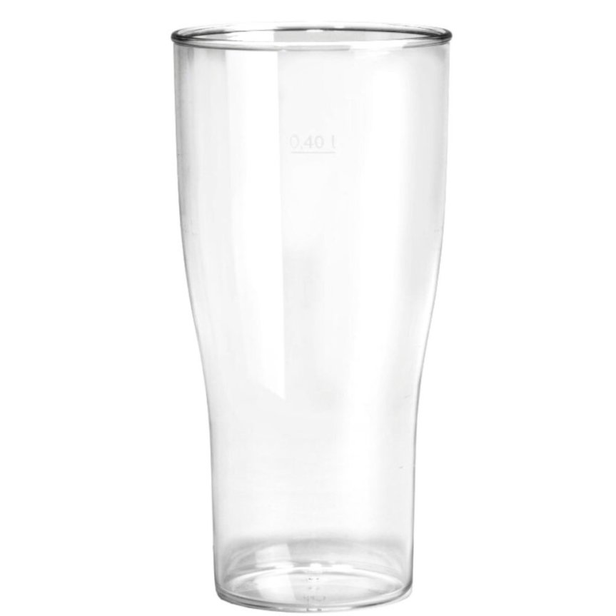 Muovinen lasi Olutlasi muovi pinottava