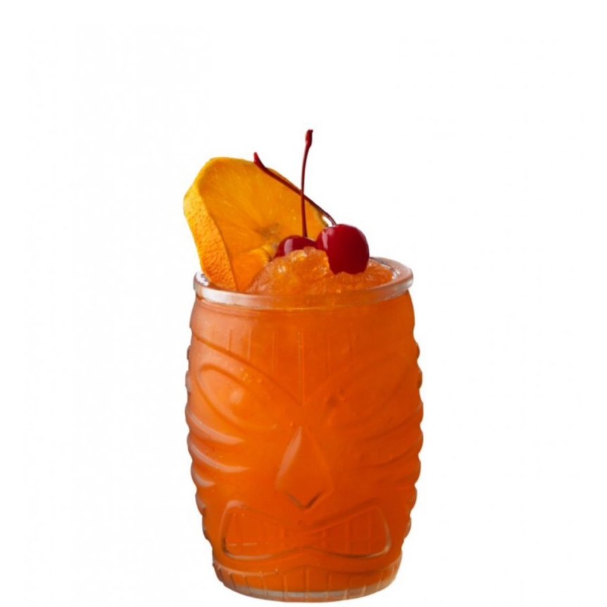 Tiki Double Old Fashion cocktail lasi DOF