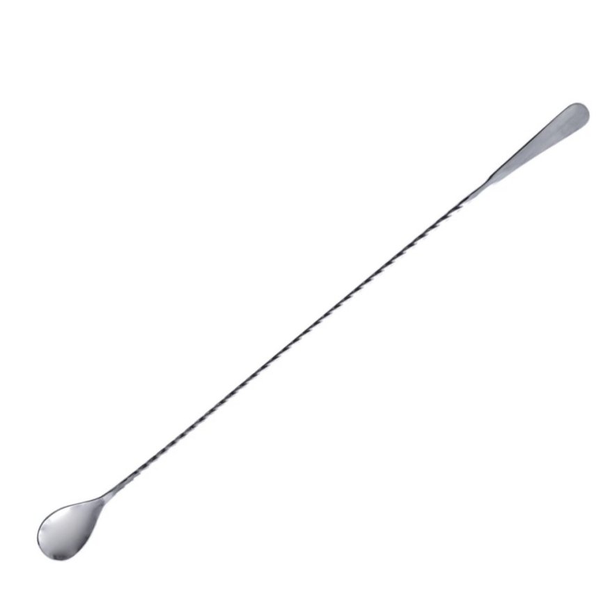 Baarilusikka kapealla sekoittimella