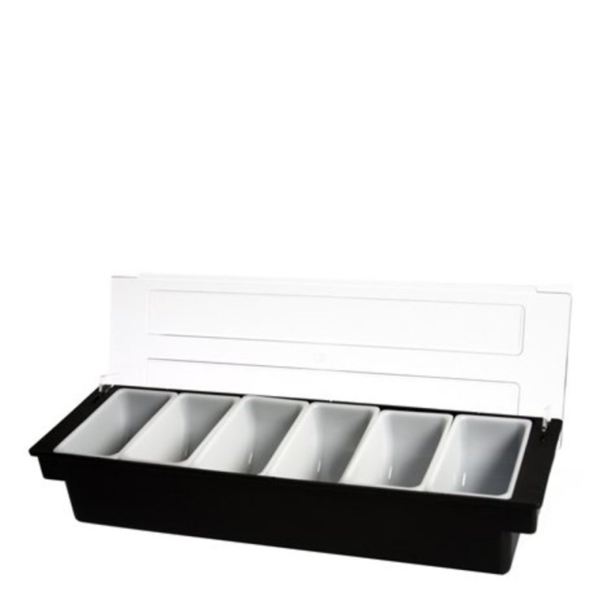 Cocktail-annostelija 6 lokeroa muovia