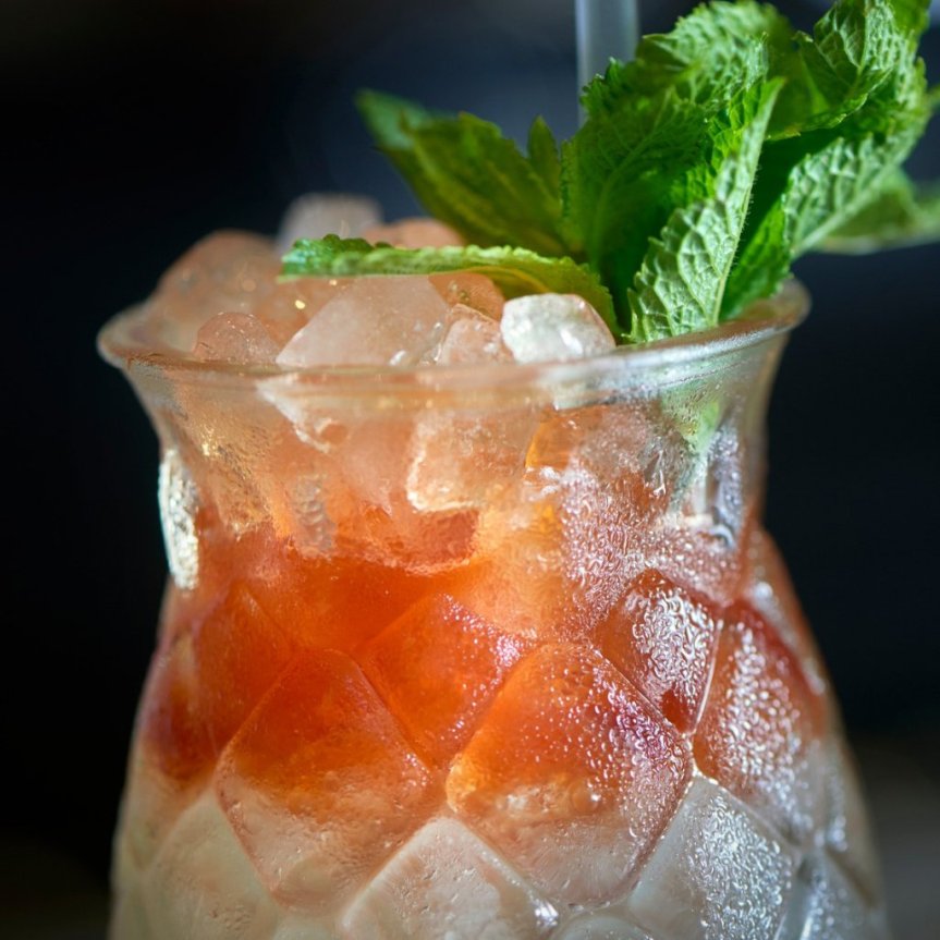 Tiki Pineapple cocktaillasi 50 cl ananasjuomalasi