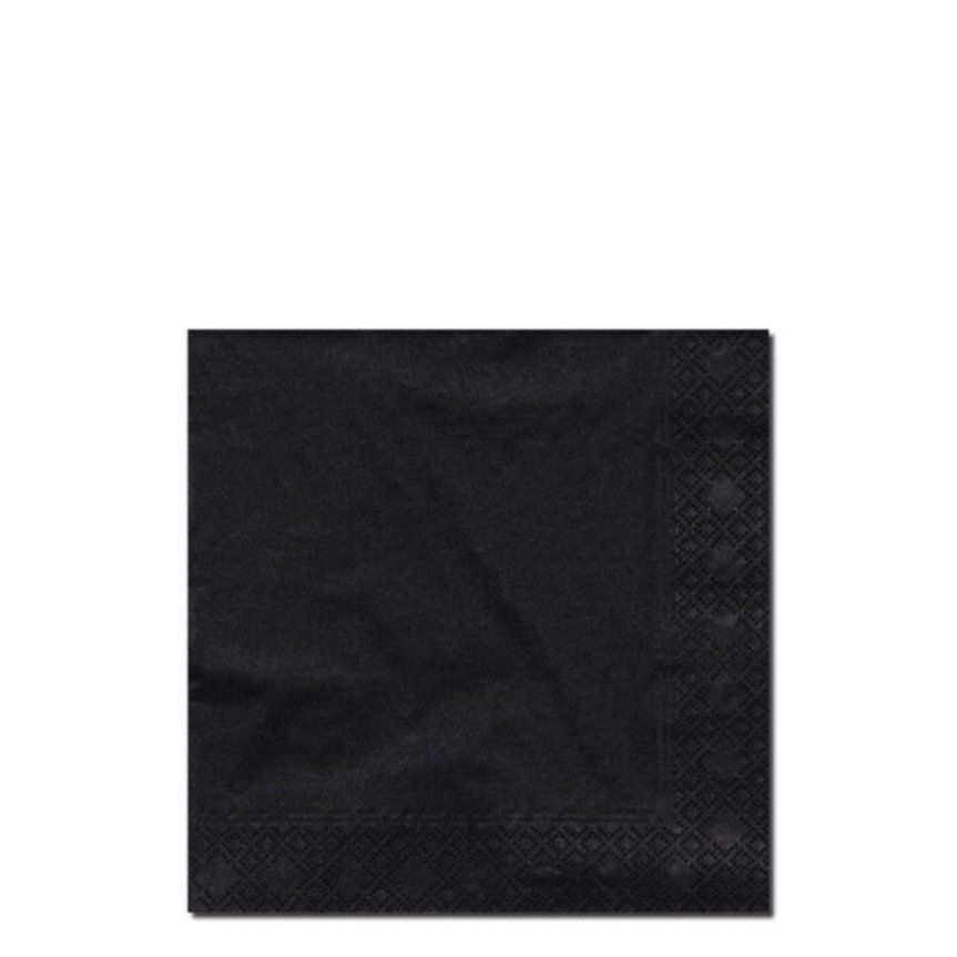 cocktail-lautasliinat, musta 200 kpl