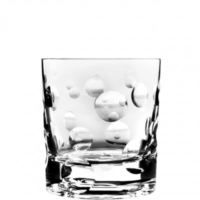 Roterande whiskyglas bubble