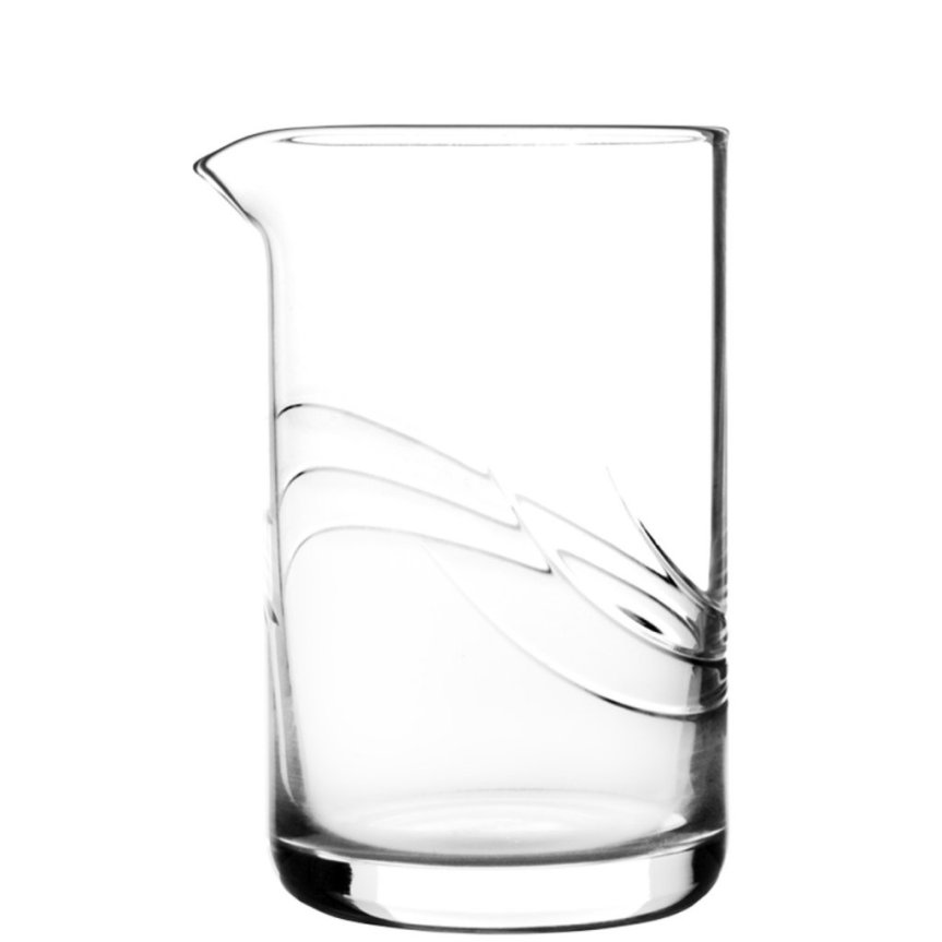 Nick & Nora Polished Cut putkilasi mixing glass