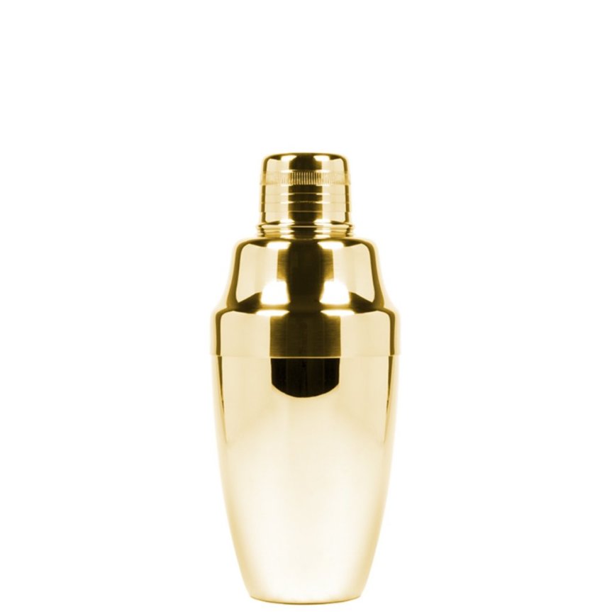 Yukiwa cocktail shaker kullattu gold plated 23 cl