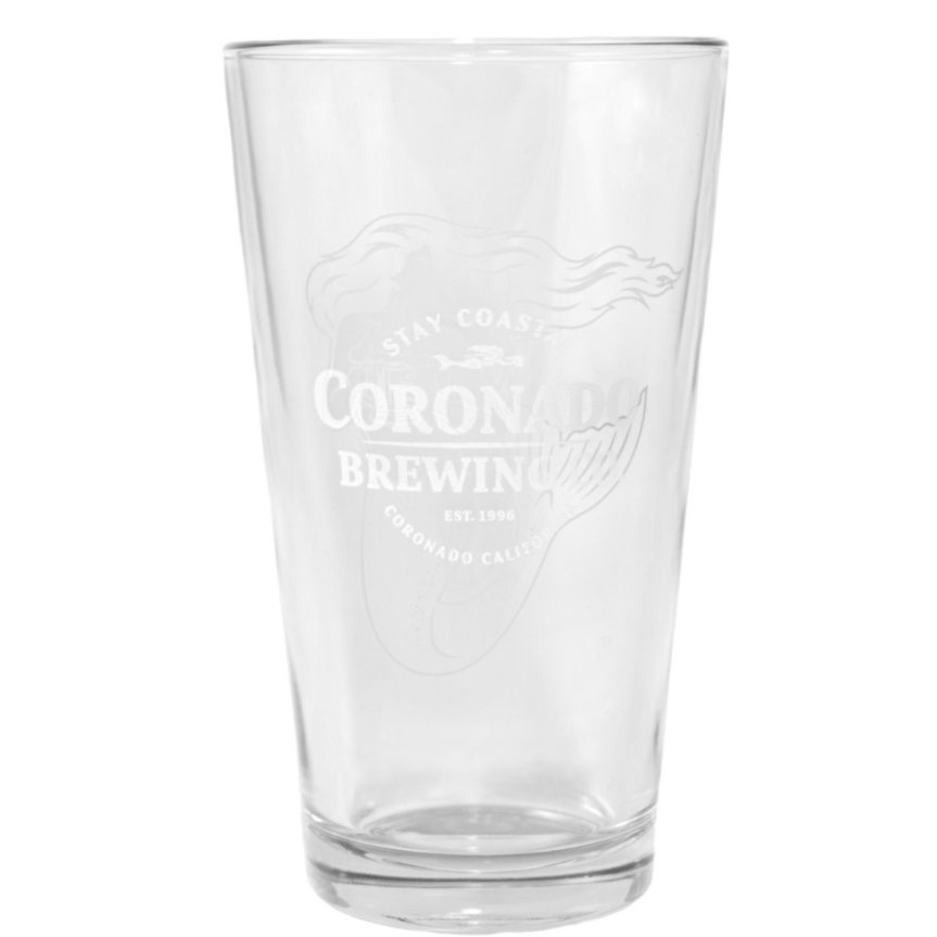 Coronado Brewing olutlasi beerglass