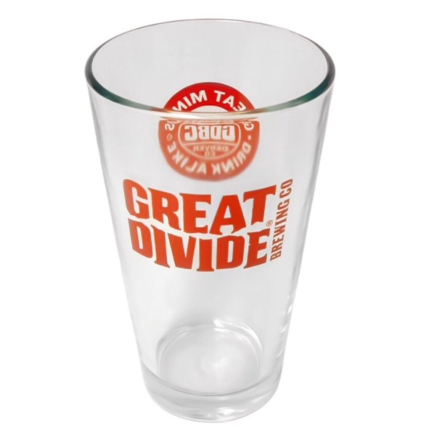 Great Divide ölglas Beer Glass