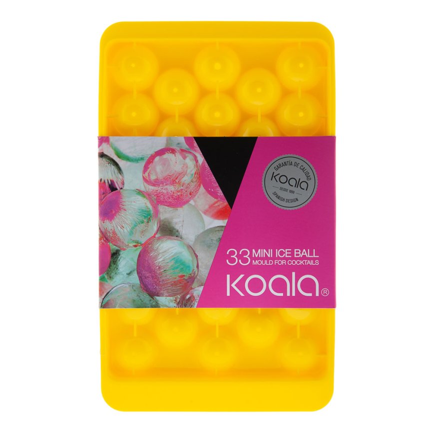 Minijääpallo jäämuotti keltainen