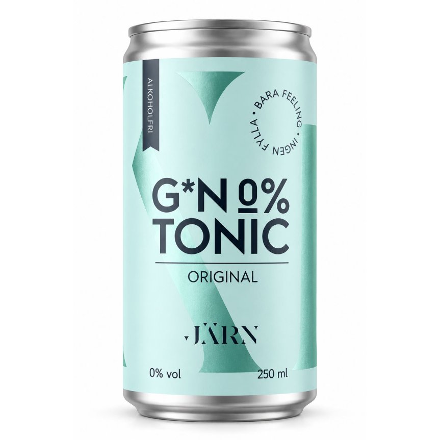 Zoomaa kuva kohteesta JÄRN G*N & Tonic Alkoholiton Mocktail 25 cl