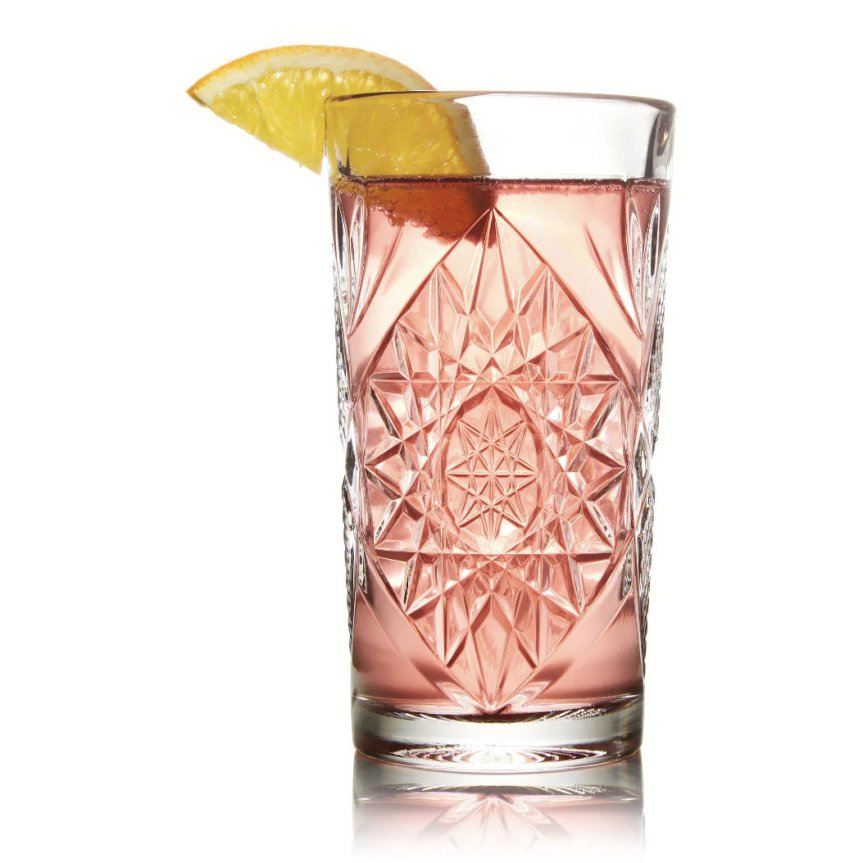 Hobstar highball lasi