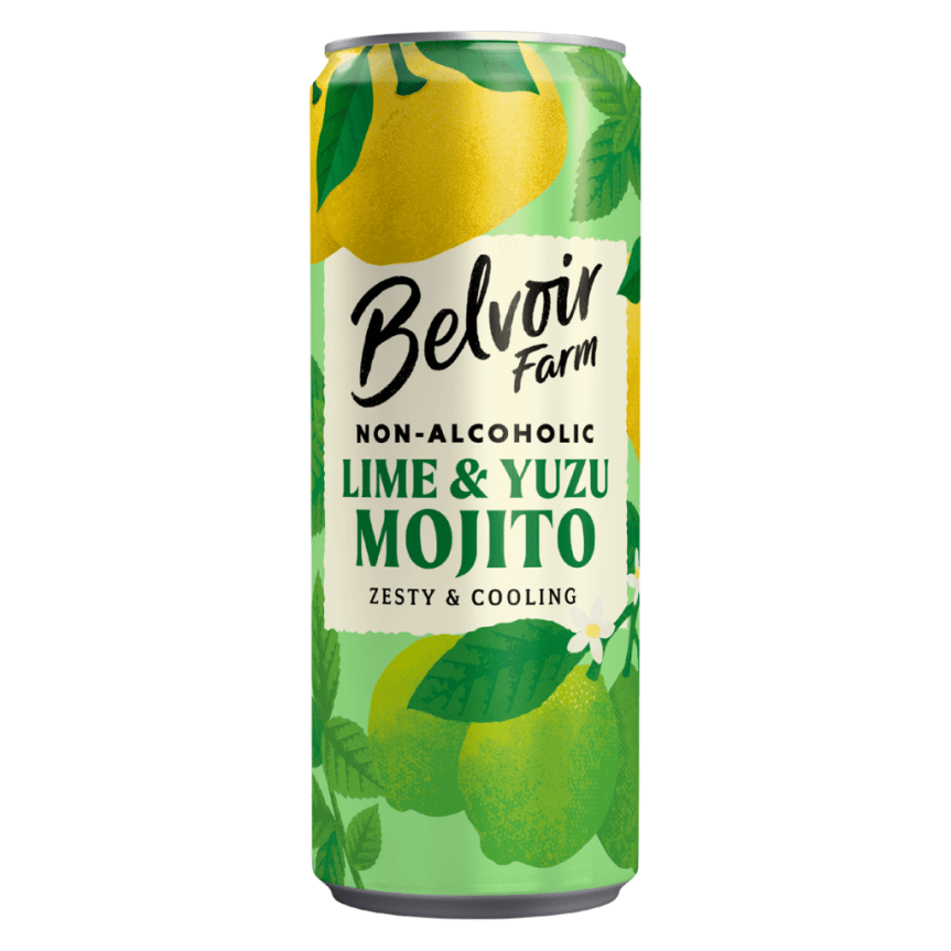 Belvoir Farm alkoholiton Lime & Yuzu mojito 25 cl