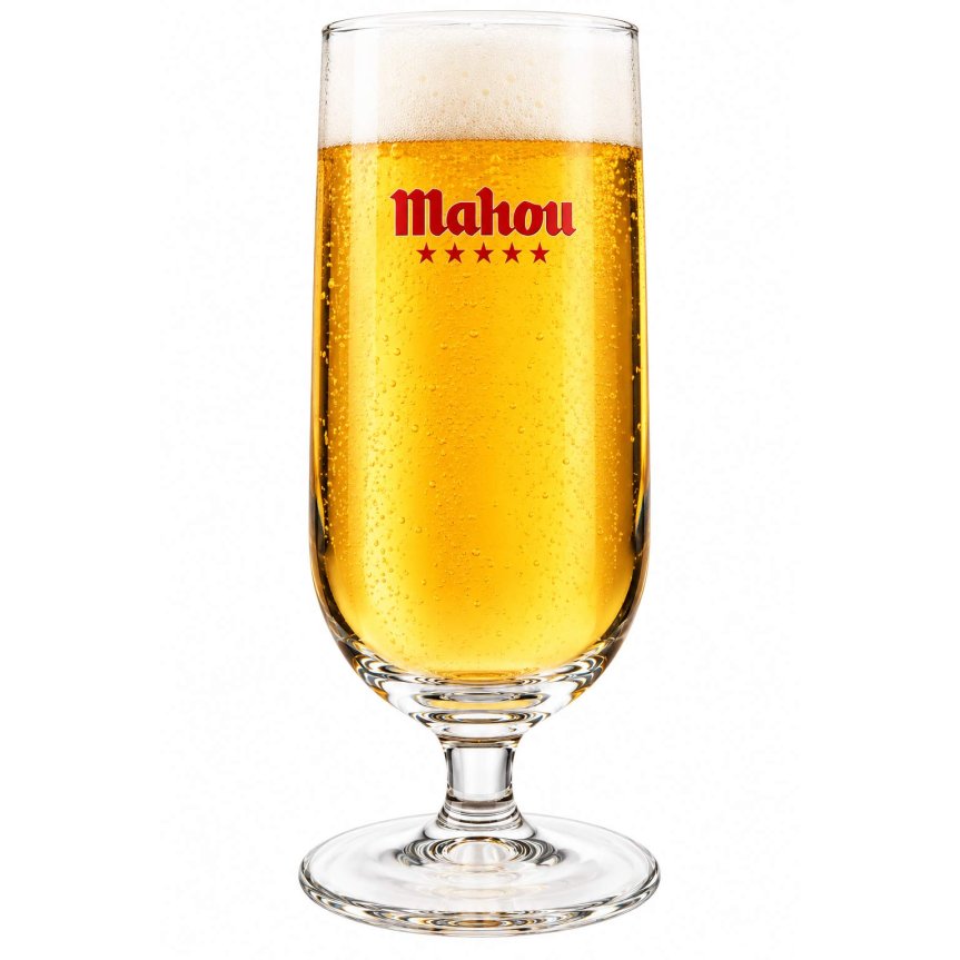 Zoomaa kuva kohteesta Mahou olutlasi, 33 cl