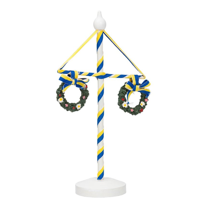 Juhannustanko valkoinen puussa