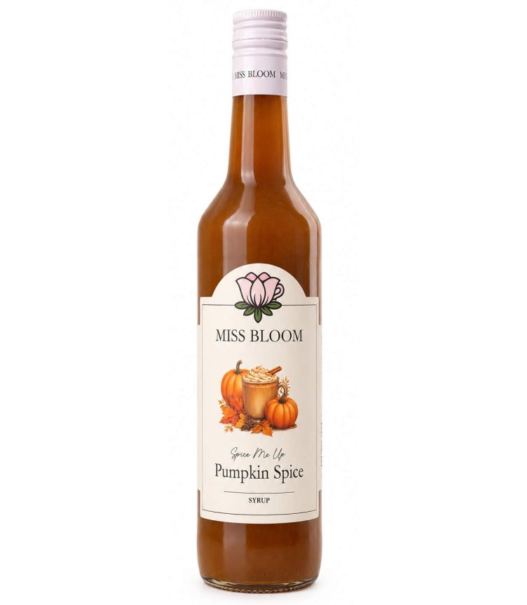 Zoomaa kuva kohteesta Miss Bloom Pumpkin Spice Syrup – 50 cl