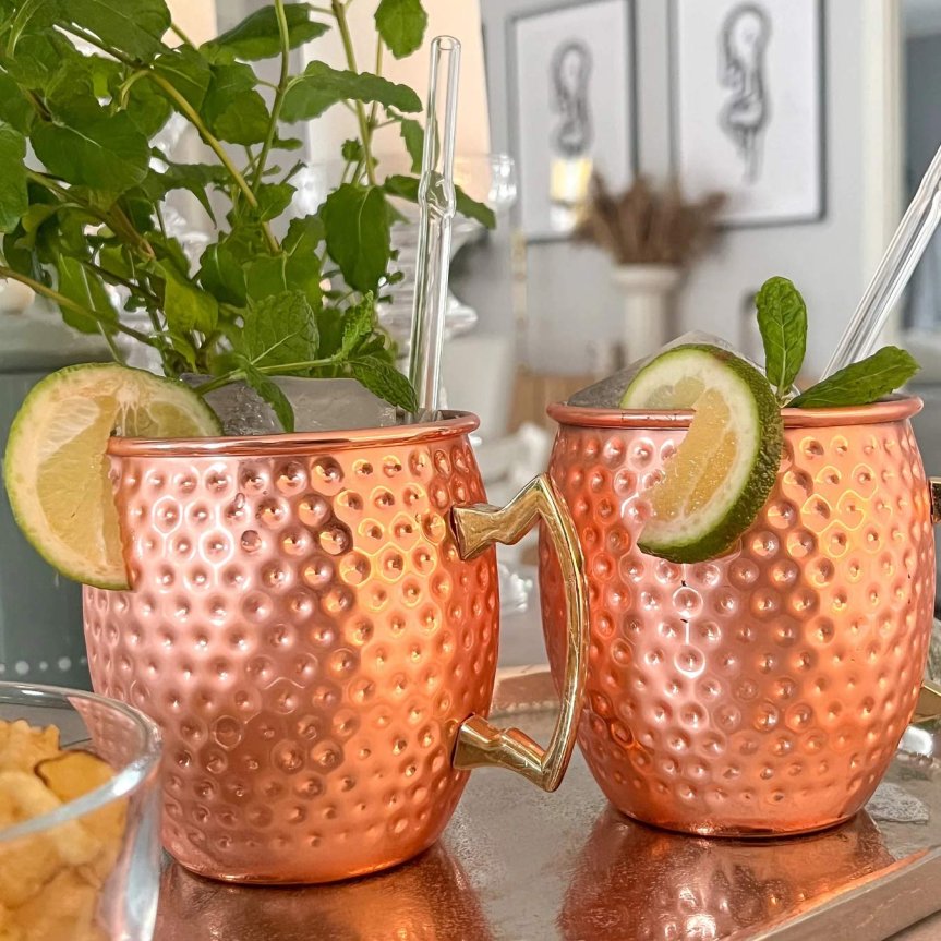 Zoomaa kuva kohteesta Moscow Mule kuparimuki vasaralla 45 cl