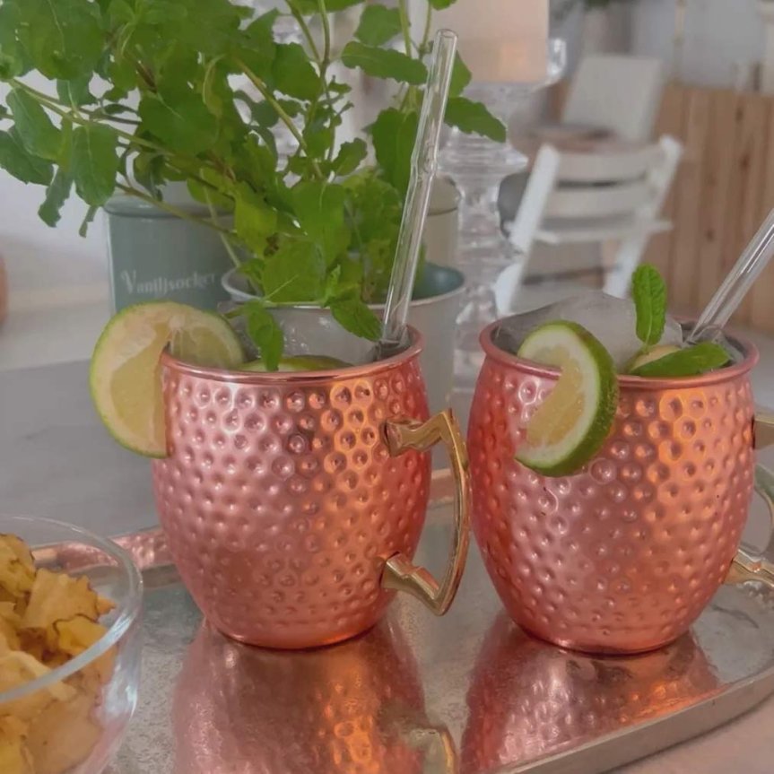 Zoomaa kuva kohteesta Moscow Mule kuparimuki vasaralla 45 cl